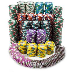 750ct Claysmith Gaming Poker Knights Chip Set in Aluminum
