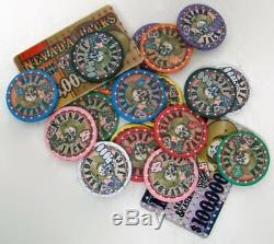 750ct. Nevada Jack Ceramic 10g Poker Chip Set in Hi-Gloss Mahogany Wood Case