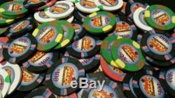 800 Paulson Poker Chips Set from Bremerton Chips Casino No Reserve
