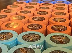 820 Cincinnati Horseshoe Paulson Poker Chips Tourney Set 500, 1000, 5000