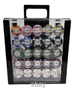 9g Clay Milano Poker Chips 1000pc/With Case