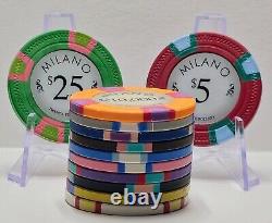 9g Clay Milano Poker Chips 1000pc/With Case