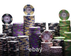 9g Clay Milano Poker Chips 1000pc/With Case