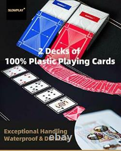 ACES Ceramic Poker Chips Set for Texas Hold'em, 500PCSBlank 500 Blank Chips
