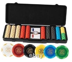 ARTGAME 14g Clay Poker Chips Set for Texas Hold'em, 500 PCS 500 Blank Chips