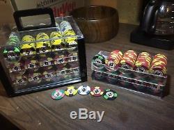 ASM Horsehead Mold Poker Chip Set Black Diamond Poker Room Custom like Paulson
