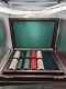 Abercrombie Fitch Vintage Poker Chip Set In Wood Box Case Incomplete