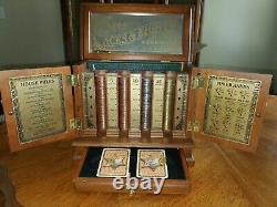 Aces And Eights Western Poker Set Franklin Mint Collectors Edition
