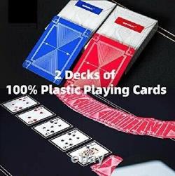 Aces Ceramic Poker Chips Set For Texas Hold'em 500pcs Blank 500 Blank Chips