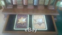 Aces & Eights slot machine and poker chips sets franklin mint