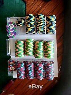 Affordable 230 piece set of Paulson Pharaoh Poker chips