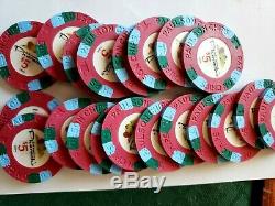 Affordable 230 piece set of Paulson Pharaoh Poker chips