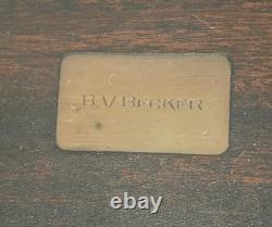 Amazing Antique Uspc Personal Poker Chip Set Casino Chips Ordered In 1928