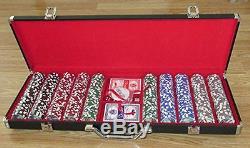 America the Beautiful 11.5-Gram Poker Chip Set 500 Pieces with Upgraded Silver