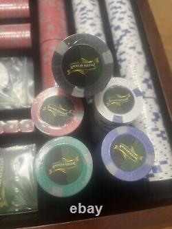 American Heritage Billiards Heirloom Collection 500pc Poker Chip Set