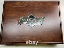 American Heritage Billiards Heirloom Poker Set Professional 500 Piece 90% Sealed