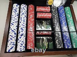 American Heritage Billiards Heirloom Poker Set Professional 500 Piece 90% Sealed
