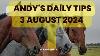 Andy S Daily Free Tips For Horse Racing 3rd August 2024