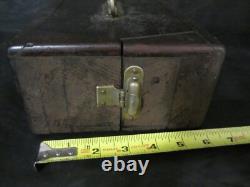 Antique bakelite poker chip BLAX #630 set with wood case box/rack & 192ish chips