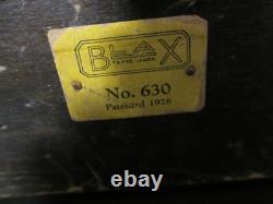 Antique bakelite poker chip BLAX #630 set with wood case box/rack & 192ish chips