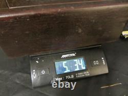 Antique bakelite poker chip BLAX #630 set with wood case box/rack & 192ish chips