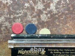 Antique c1900 Travelling Mini Poker Chip and Mini Dice Set Bicycle Playing Cards Antique c1900 Travelling Mini Poker Chip and Mini Dice Set Bicycle Playing Cards