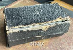 Antique c1900 Travelling Mini Poker Chip and Mini Dice Set Bicycle Playing Cards Antique c1900 Travelling Mini Poker Chip and Mini Dice Set Bicycle Playing Cards