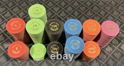 Atlantic Club Classic Poker Chip Tournament Lot (193 Chips Total)
