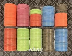 Atlantic Club Classic Poker Chip Tournament Lot (193 Chips Total)
