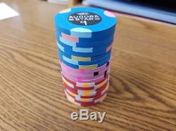 Aurora Star Cash Paulson Poker Chips $1 $2.50 and $5 THC Paulson Chips