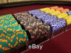 Aurora Star Poker Chips made by Paulson 580 Chip Tournament Set