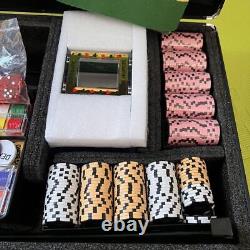 Authentic Casino Carry Case Prime Poker Chip Set 4w