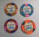 Authentic Collectible Poker Chip Set From Tournament /#commercencv 100 500 1k 5k