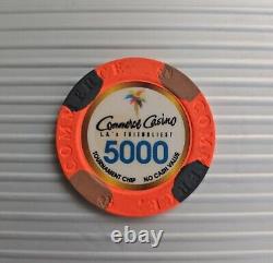 Authentic Collectible Poker Chip Set From Tournament /#commercencv 100 500 1k 5k