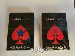 Authentic Pokerstars 500 Chips Complete Game Set With Carrying Case And Cards