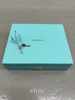Authentic TIFFANY & CO Full Poker Chip Set Set Of 2 Playing Cards Travel Case