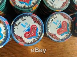 BCC Garden City Casino Clay Poker Chip Set