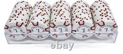 BIG SALE Milano 9g Clay Poker Chips 300 Count Set Milano Dealer Button