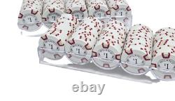 BIG SALE Milano 9g Clay Poker Chips 300 Count Set Milano Dealer Button