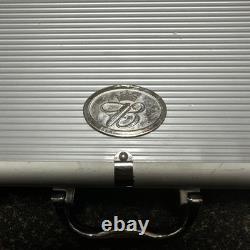 BUDWEISER POKER SET in Padded Aluminum Case-Marked Poker Chips & Playing Cards