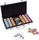 BUPOfromcn Personalized 300PCS Clay Poker Chips Set 14 Gram Casino for