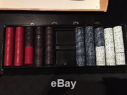 Bacardi 500 Chip Poker Set With Case