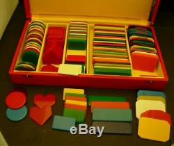 Bakelite Gaming Poker Chips 9 Bright Colors In Fitted Wooden Box 180 Pieces