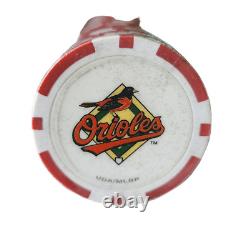 Baltimore Orioles Poker Set Baseball 500 Clay Chips Cards Collectible Holdem