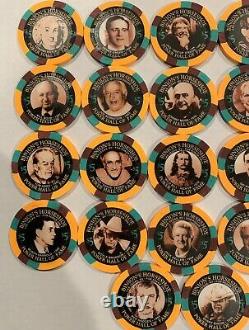 Binion's Horseshoe Set of 22 $5 Casino Chips Poker Hall of Fame #647 of 2000