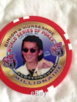 Binion's Horseshoe World Series of Poker Millionaire Chip Set, Limited Edition