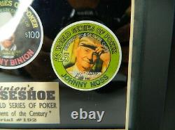 Binions 1999 World Series Poker Casino Chip Set Stu Ungar Johnny Moss B Binion