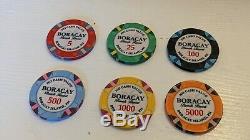 Boracay Ceramic Poker Chips Set 300 chips, wooden case, cards and accessories