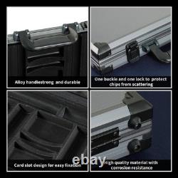 Boyzhood Poker Chips, 400PCS 14 Gram Clay Poker Chip Set with Deluxe Travel Ca