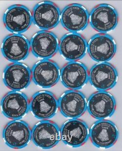 Brand New Authentic Wsop Gallery Of Champions Chip Set (20 Poker Chips)